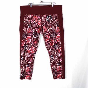Athleta Plus Size Floral Pocket Leggings